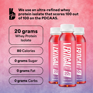 Picture of Vertical berry blitz protein water