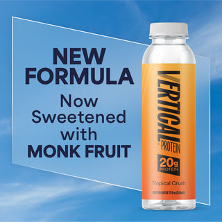 Tropical Crush Image displaying text new formula, now sweetened with monk fruit